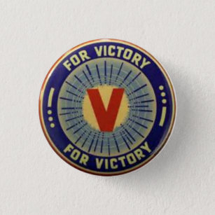 Bóton Redondo 2.54cm original V para o botão Victory