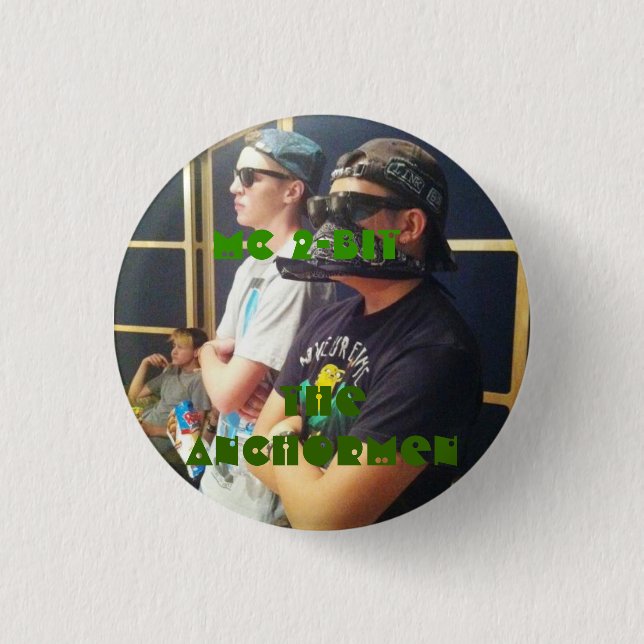 Bóton Redondo 2.54cm Os Anchormen: Kennan (Frente)