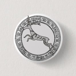 Bóton Redondo 2.54cm Os atletas! crachá de símbolo Artemis / Diana