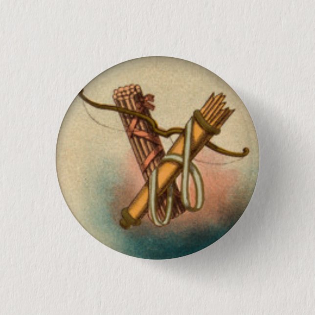 Bóton Redondo 2.54cm Pacote das setas do arco de botão das varas (Frente)