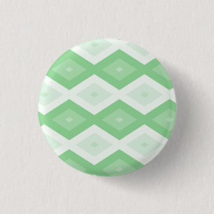 Bóton Redondo 2.54cm Padrão de diamante verde da maçã