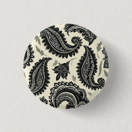 Bóton Redondo 2.54cm Palácios Paisley