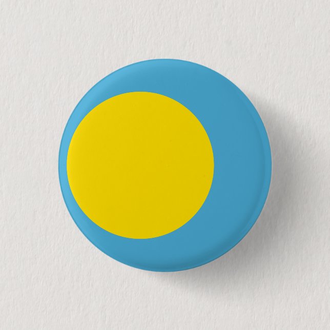 Bóton Redondo 2.54cm Palau Flag (Frente)