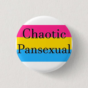 Bóton Redondo 2.54cm Pansexual caótico