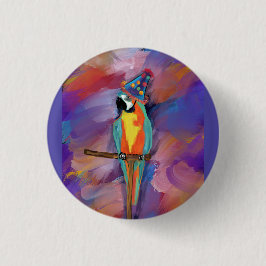 Bóton Redondo 2.54cm papagaio