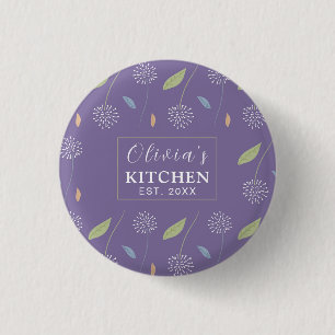 Bóton Redondo 2.54cm Papel de parede flexível charmoso personalizado