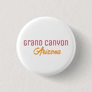 Bóton Redondo 2.54cm Parque Nacional do Grand Canyon Arizona Lembrança