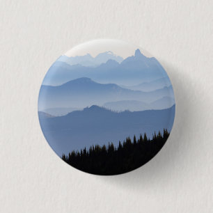 Bóton Redondo 2.54cm Parque Nacional do Monte Rainier Montanhas Casca
