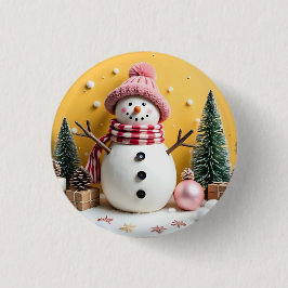 Bóton Redondo 2.54cm Pastel Christmas - Button