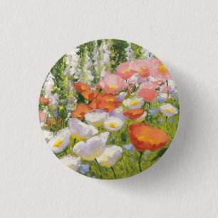 Bóton Redondo 2.54cm Pastels do jardim