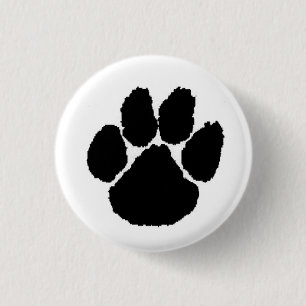 Bóton Redondo 2.54cm Paw_Print