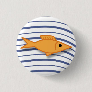 Bóton Redondo 2.54cm Peixes dourados
