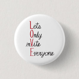 Bóton Redondo 2.54cm Permite Apenas Convidar Todos Os Botões de Unidade