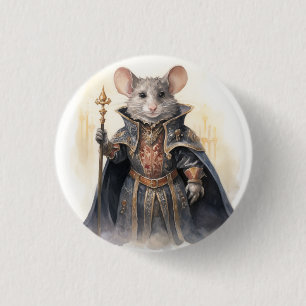 Bóton Redondo 2.54cm Personagem do Rei Rato do Quebra-Nozes