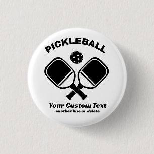Bóton Redondo 2.54cm Pickleball Club Pickleball Paddle & Ball Personali