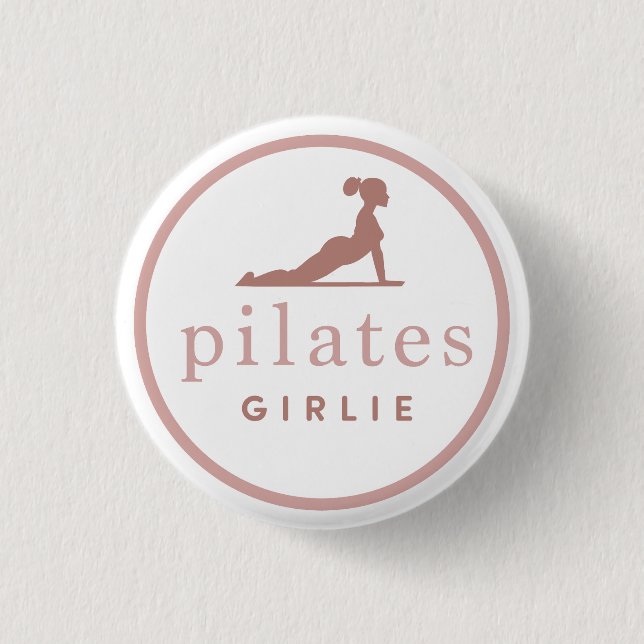 Bóton Redondo 2.54cm Pilates Girlie (Frente)