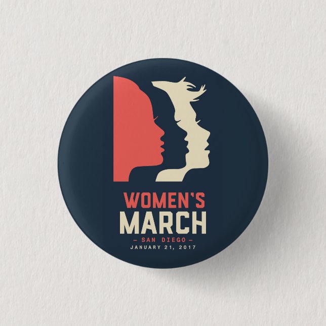 Bóton Redondo 2.54cm Pin coleccionável de WMSD 2017 (Frente)