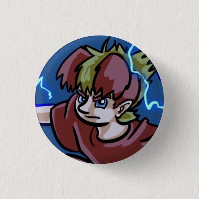 Bóton Redondo 2.54cm Pin de Terry (Frente)