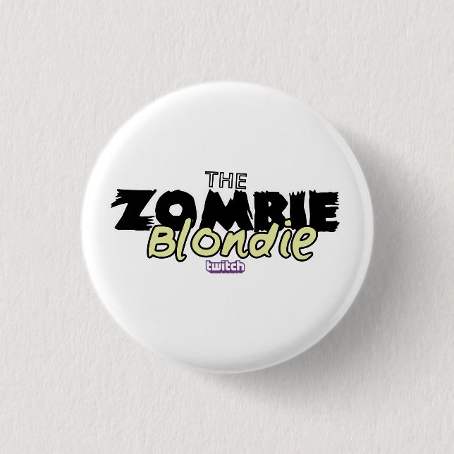 Bóton Redondo 2.54cm Pin de ZombieBlondie! (Frente)