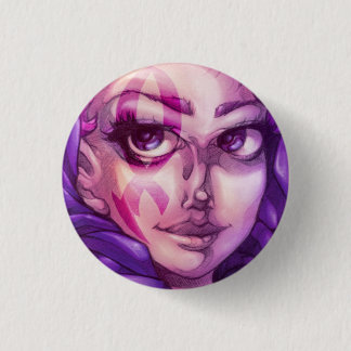 Bóton Redondo 2.54cm Pin do guerreiro da fita do apoio