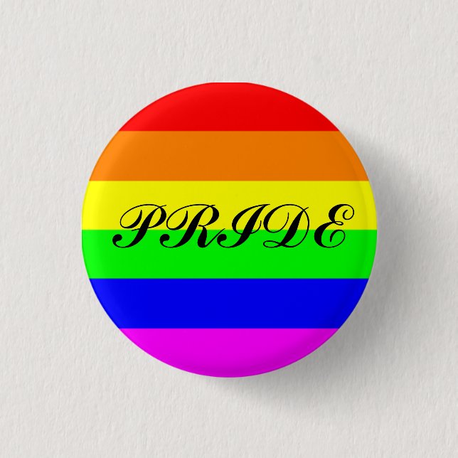 Bóton Redondo 2.54cm Pin do orgulho de LGBT (Frente)
