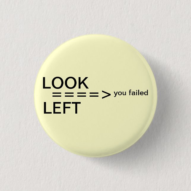 Bóton Redondo 2.54cm Pin engraçado (Frente)