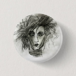 Bóton Redondo 2.54cm Pin gótico da arte do crachá de Edward o Dia das