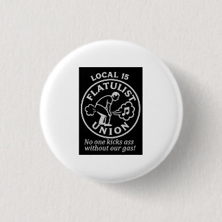 Bóton Redondo 2.54cm pin oficial da união para Local 15 Flatuist