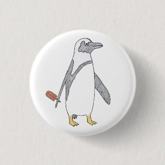 Bóton Redondo 2.54cm pinguim