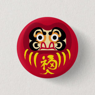 Bóton Redondo 2.54cm Pino Daruma II