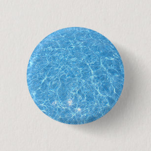 Bóton Redondo 2.54cm Piscina Modelo Azul Vazio