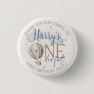 Bóton Redondo 2.54cm Placas personalizadas de primeiro aniversario