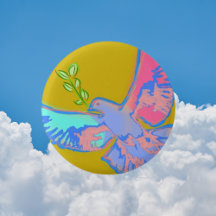 Pombo da paz, sem guerra amarelo