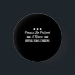 Bóton Redondo 2.54cm Por Favor, Seja Paciente Eu Tenho Síndrome De Bowe<br><div class="desc">Por favor,  seja paciente Eu tenho Síndrome do Bowel Irritável irritável,  intestino, síndrome, ibs, engraçado, crônico, doença, intestino, consciência, ibd, ibs, consciência, cor, síndrome, irritável, cronhs, ibd, crônica, doença, invisível, doença crônica,  crônica, dor</div>