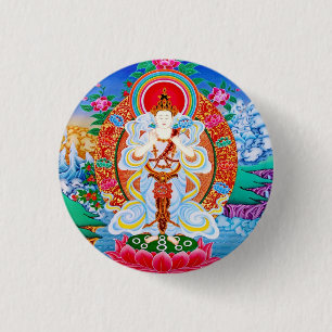 Bóton Redondo 2.54cm Prabhutaratna Buddha Padmakumara oriental legal