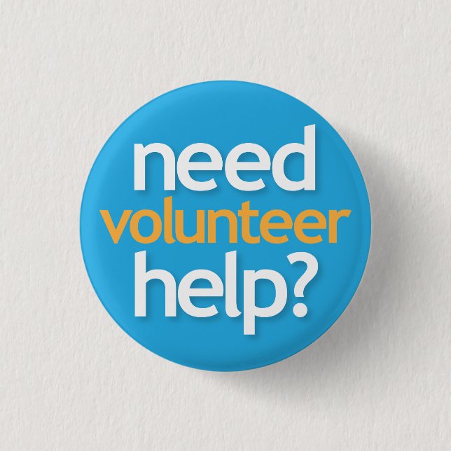 Bóton Redondo 2.54cm precisa de ajuda? seja voluntário (Frente)