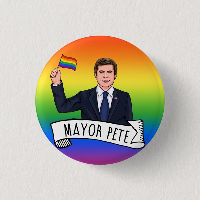 Bóton Redondo 2.54cm Prefeito Pete Orgulho (Frente)