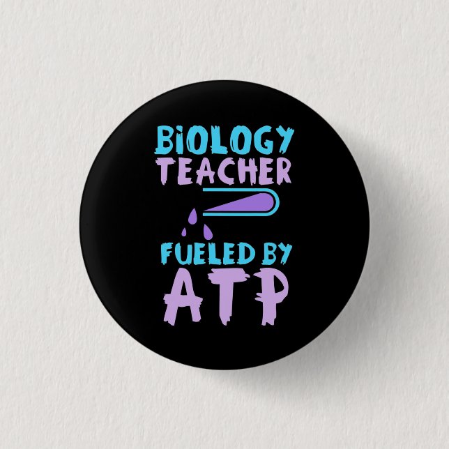 Bóton Redondo 2.54cm Presente cientista | Professores De Biologia Alime (Frente)