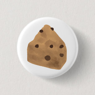 Bóton Redondo 2.54cm Presente de Peça de Biscoito com Gotinhas de Choco