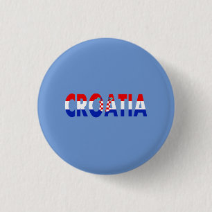 Bóton Redondo 2.54cm Presente moderno e simples Roupa de Bandeira na Bu