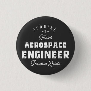 Bóton Redondo 2.54cm Presente para Engenheiro Aeroespacial