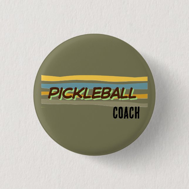 Bóton Redondo 2.54cm Presente Pickleball Elite (Frente)