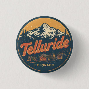 Bóton Redondo 2.54cm presépios Telluride colorado presentes ao ar livre