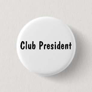 Bóton Redondo 2.54cm Presidente do Clube