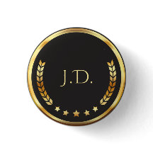 Preto personalizado elegante e Dourado