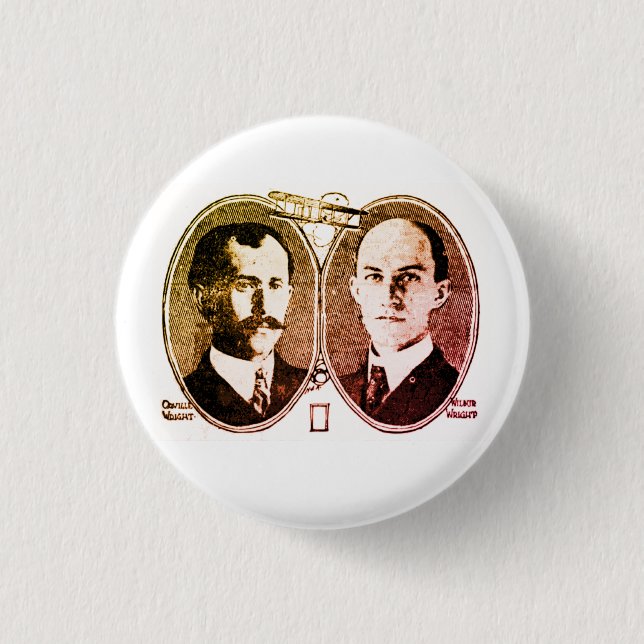 Bóton Redondo 2.54cm Primeiro em Voo (Frente)