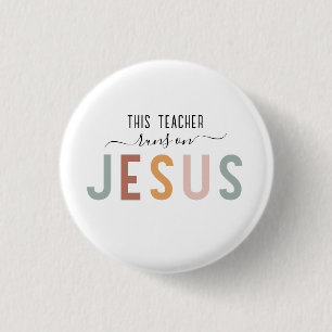 Bóton Redondo 2.54cm Profissões de fé Jesus personalizadas