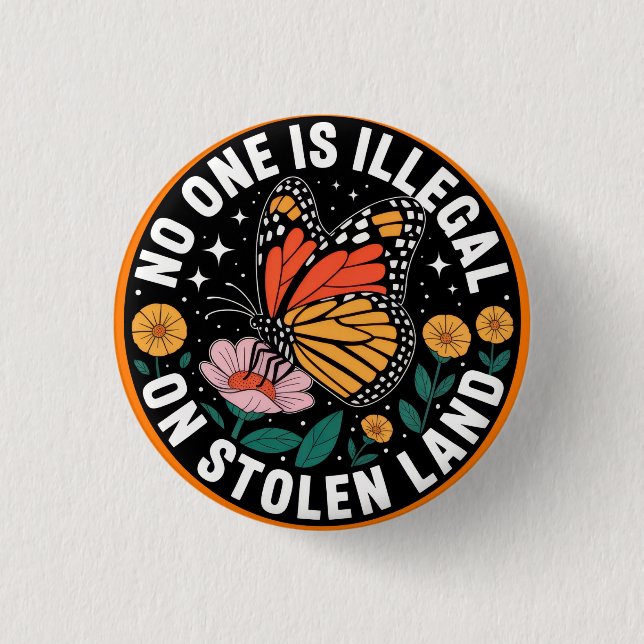 Bóton Redondo 2.54cm Protest Button (Frente)