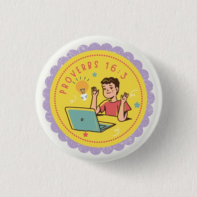 Bóton Redondo 2.54cm Prov KE 16:3 (Frente)