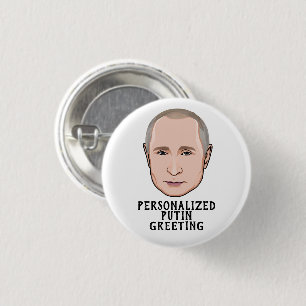 BÓTON REDONDO 2.54CM PUTIN DE VLADIMIR PERSONALIZADO